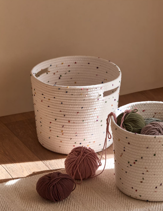 Cute Cotton Rope Basket – Creative Home Storage Solution